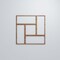 Ekena Millwork Large Sheffield Decorative Fretwork Wood Wall Panels, Walnut, 23 3/8"W x 23 3/8"H x 3/8"T WALW24X24X0375SHFWA - alternate 6
